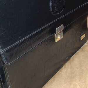 Men or Women's Leather Brief Case by Italian designer Salvi